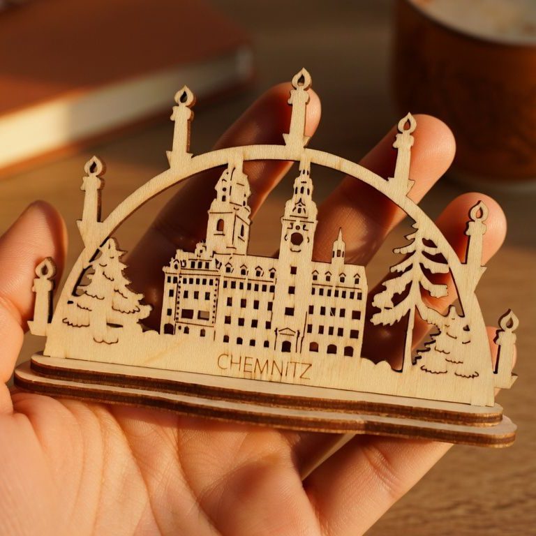 Souvenirs Mini Schwibbogen Souvenirs Mini Schwibbogen Behang Magnete